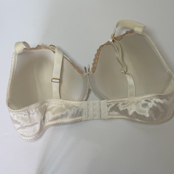 SOMA 96% Silk Vintage Contour Underwire Full Figure Lined Ivory Bra Sz 38D NWT - Picture 6 of 13